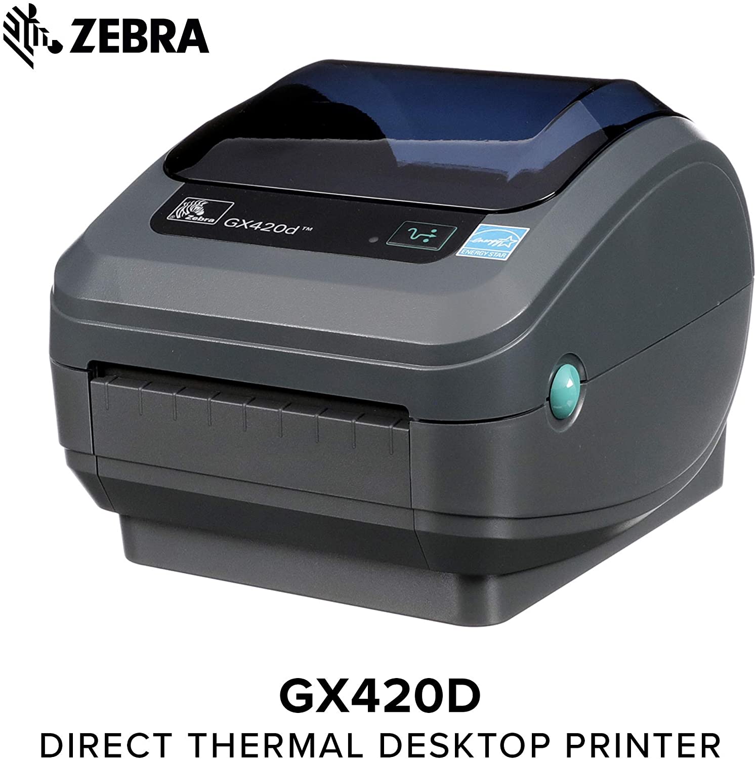 Zebra - GX420d Direct Thermal Desktop Printer for Labels, Receipts, Barcodes, Tags, and Wrist Bands - Print Width of 4 in - USB, Serial, and Parallel Port Connectivity (Renewed) Zebra - GX420d Direct Thermal Desktop Printer for Labels, Receipts, Barcodes, Tags, and Wrist Bands - Print Width of 4 in - USB, Serial, and Parallel Port Connectivity (Renewed)